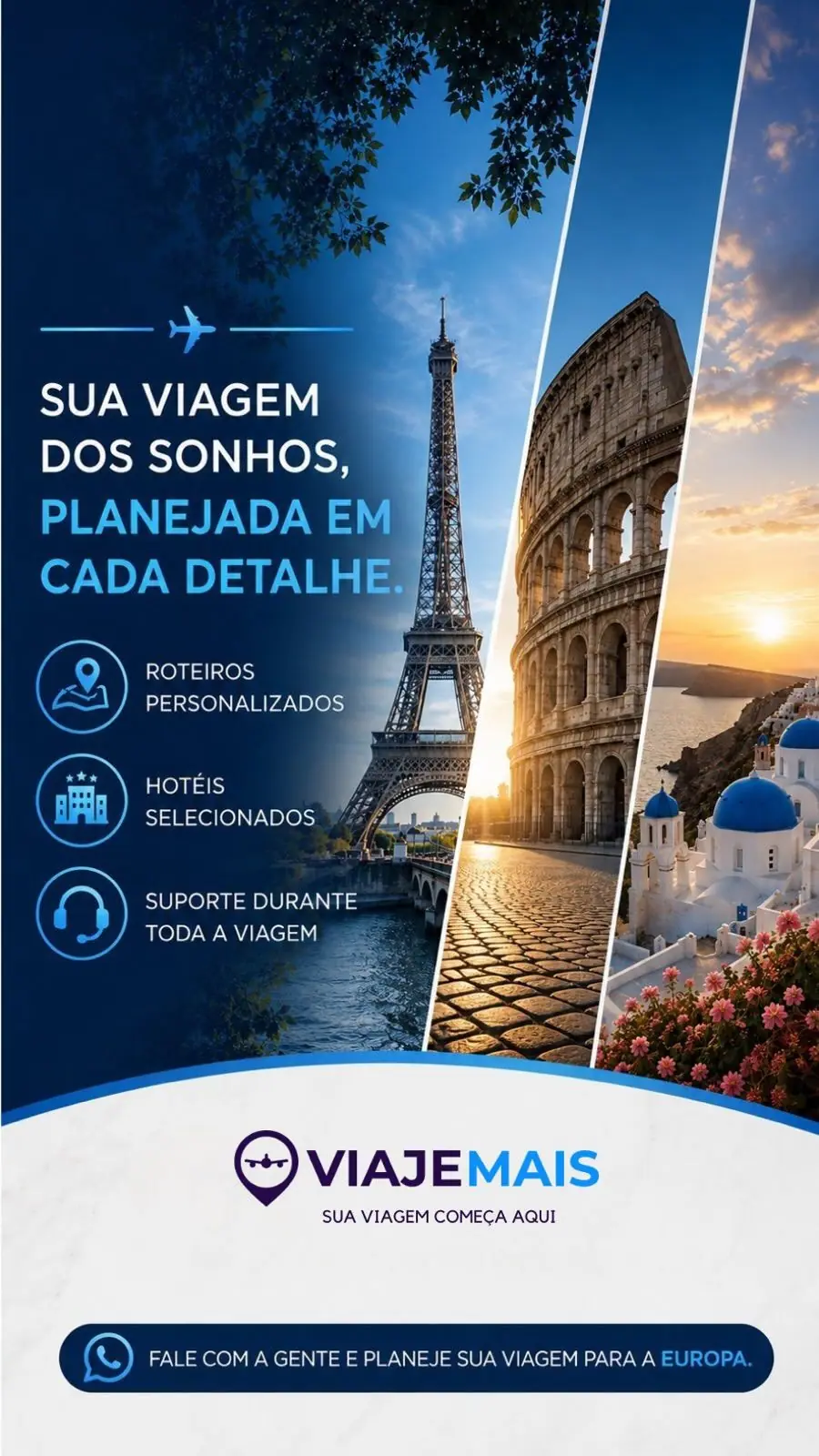 Post: A Europa dos seus sonhos, planejada em cada detalhe